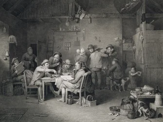 The Village Politicians, engraved by Abraham Raimbach